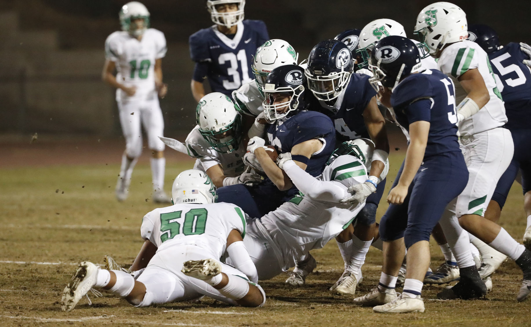 St. Joseph versus Redwood CIF Football Matchup